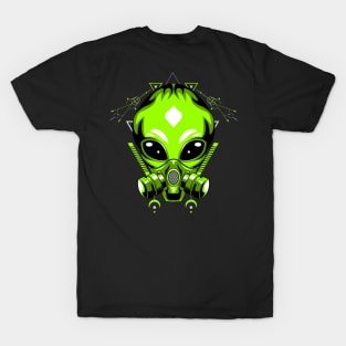 alien mask retro vintage T-Shirt